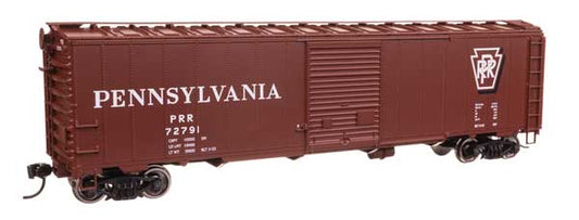 Walthers Mainline 910-46527 HO Scale 50' AAR Boxcar RTR PRR #72791