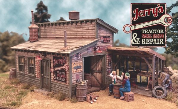 Bar Mills 251 N Scale Jerry's Small Engine Repair - Laser Cut Kit