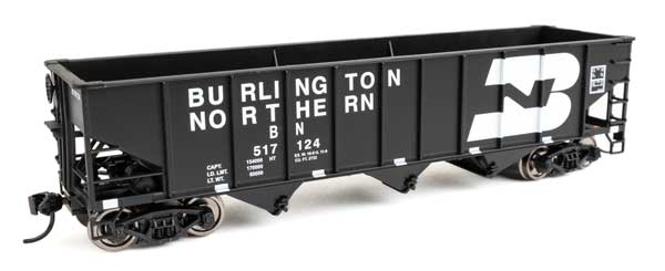 Walthers Mainline 910-56708 HO Scale 70-Ton AAR Hopper RTR BN #517124