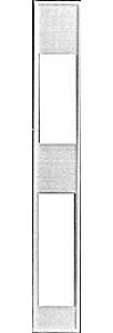 Pikestuff 2102 HO Scale Windows -- Two-Story (Metal Buildings)