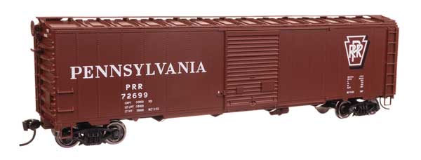 Walthers Mainline 910-46526 HO Scale 50' AAR Boxcar RTR PRR #72699