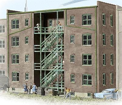 Walthers Cornerstone 933-3263 N Scale Parkview Terrace Background Building - Kit
