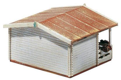 Faller 180542 HO Scale Swimming Pool & Utility Shed Model Kit