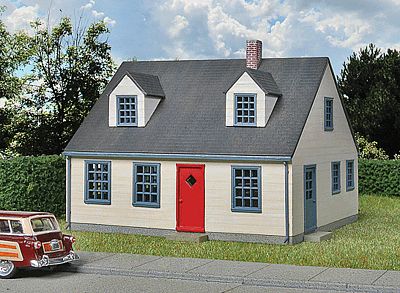 Walthers Cornerstone 933-3776 HO Scale Cape Cod House -- Kit
