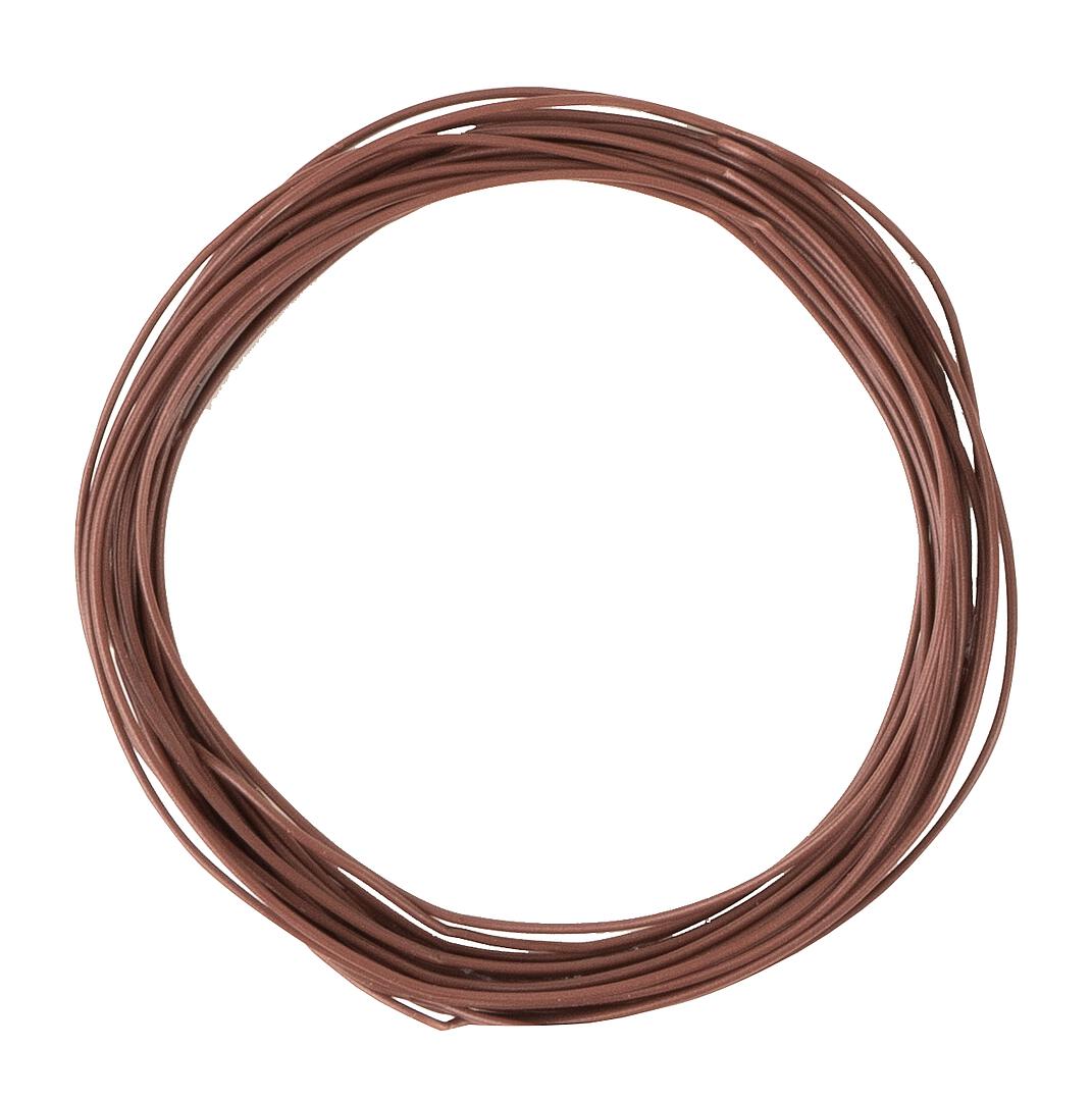 Faller 163788 Brown Stranded Wire 0.04 mm², 10 m Roll (All Scales)