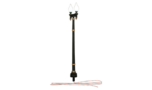 Woodland Scenics JP5640 N Scale Double Lamp Post Street Lights