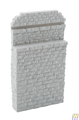 Walthers Cornerstone 933-4583 HO Scale Single-Track Bridge Stone Abutment Resin
