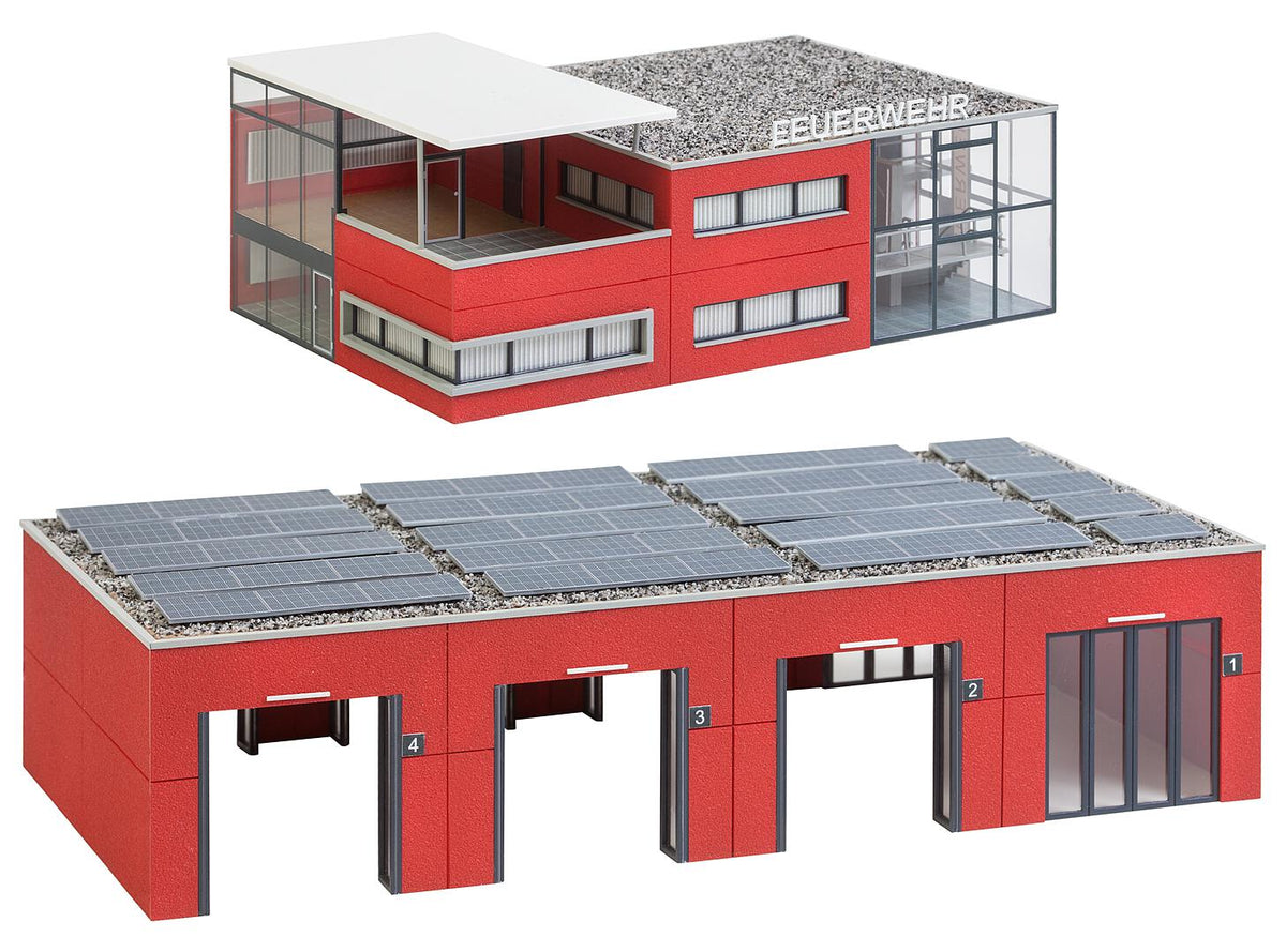 Faller 130160 HO Scale Modern Fire Station Model Kit