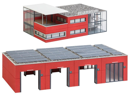 Faller 130160 HO Scale Modern Fire Station Model Kit