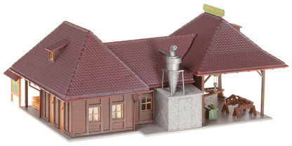Faller 130191 HO Scale Carpentry Shop Weathered Model Kit