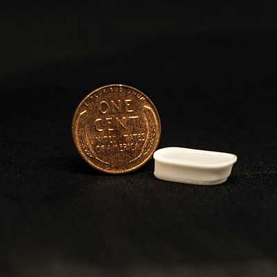 All Scale Miniatures 870927 HO Scale Bath Tubs -- pkg(5)