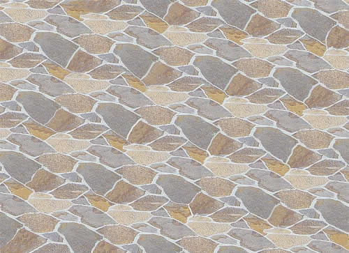 Faller 170627 HO Scale Embossed Panel Building Material Sheet -- Natural Stone