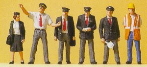 Preiser 10410 HO Scale Railroad Personnel -- Railway Workers Great Britain