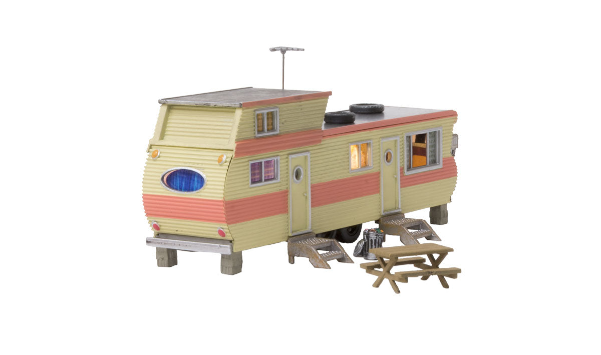 Woodland Scenics BR5862 O Scale Double Decker Trailer
