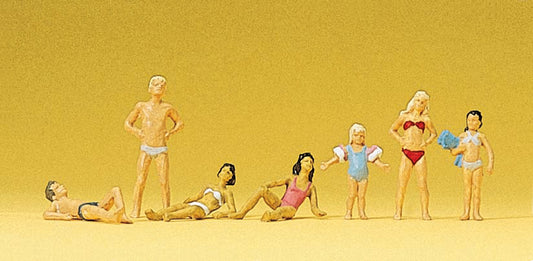 Preiser 10308 HO Scale Children & Teens at the Pool Figures
