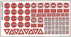 Blair Line 103 HO Scale Highway Signs Regulatory Signs #2 1930-Present