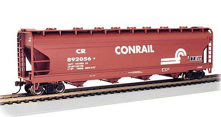 Bachmann 17566 N Scale ACF 56' 4-Bay Center-Flow Conrail 892056