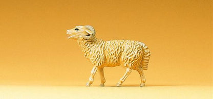 Preiser 47056 1/25 Scale Domestic Animal Figures Ram Bleating w/Mouth Open