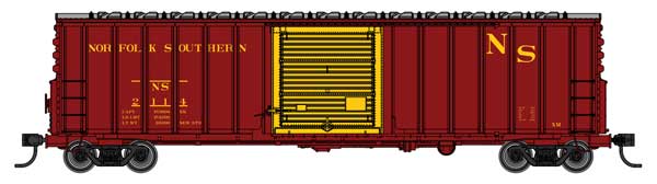 Walthers Mainline 910-46045 HO Scale 50' ACF Boxcar RTR NS #2114