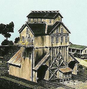 Blair Line 086 N Scale Cash Mine Works Ore House 4 x 4-1/2 x 5" 10