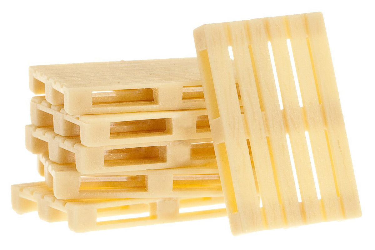 Faller 180612 HO Scale Wood Pallets, 60-Piece Model Kit