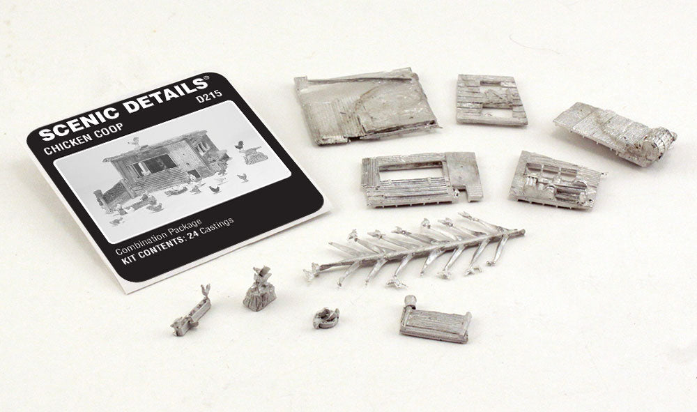 Woodland Scenics D215 All Scale Chicken Coop HO Scale Kit