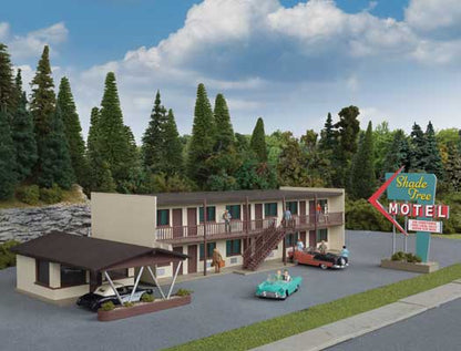 Walthers Cornerstone 933-3488 HO Scale Vintage Motor Hotel -- Kit