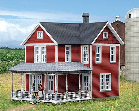 Walthers Cornerstone 933-3664 HO Scale Cottage Grove Farm House -- Kit