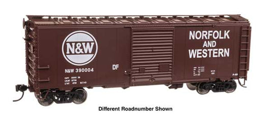 Walthers Mainline 910-45219 HO Scale 40' ACF Welded Boxcar RTR N&W #390086