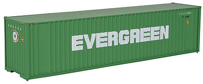 Walthers SceneMaster 949-8202 HO Scale 40' Container Evergreen (green, white)