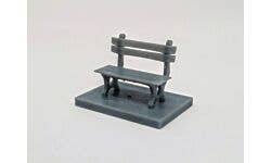 All Scale Miniatures 1600854 N Park Bench 5-Pack