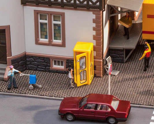 Faller 180955 HO Bundespost Telephone Booth Model Kit