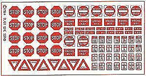 Blair Line 003 N Scale Highway Signs Regulatory Signs #2 1930-Present