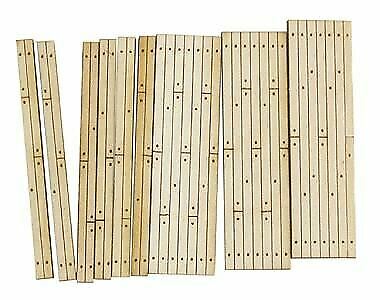 Blair Line 133 HO Scale One Lane Wood Grade Crossing Kit - pkg(2)