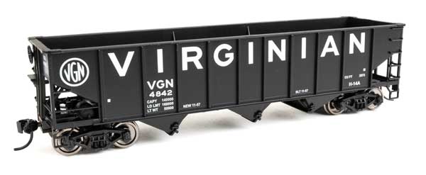 Walthers Mainline 910-56732 HO Scale 70-Ton AAR Hopper RTR Virginian #4842