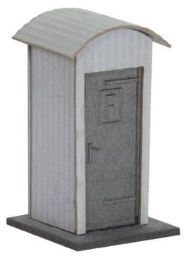 Noch 14306 HO Scale Signal Relay/Electrical Cabinet w/Round Roof - Kit