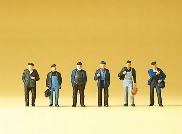 Preiser 79110 N Scale People Working -- Industrial Workers pkg(6)