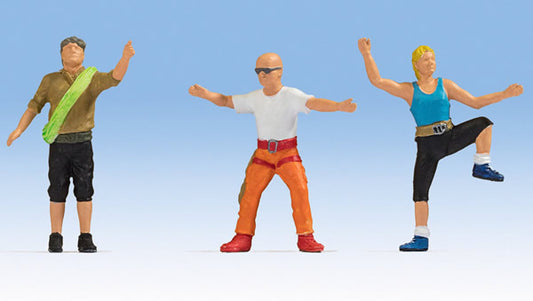 Noch 17872 O Scale Recreation & Sports -- Rock Climbers pkg(3)