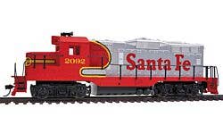 Walthers Trainline 931-113 HO EMD GP9M DC - Santa Fe #2092