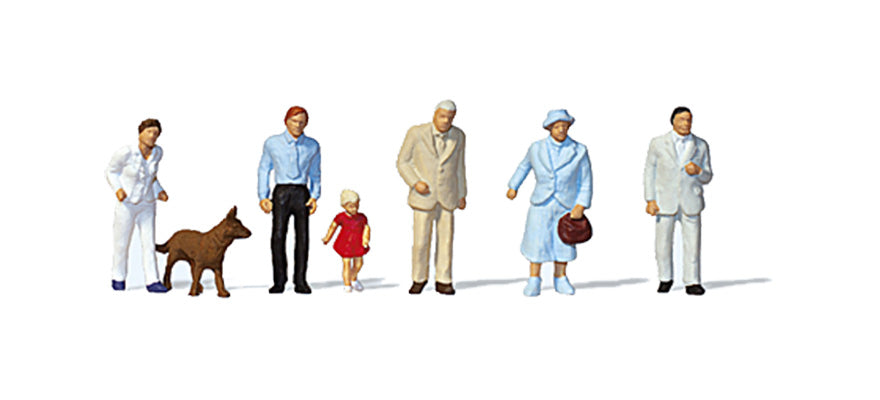 Preiser 14089 HO Scale Passers-By pkg(7)