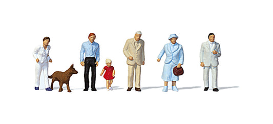 Preiser 14089 HO Scale Passers-By pkg(7)