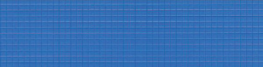 Preiser 19619 HO Scale Small Square Tile Wall -- Blue 3-3/4 x 3-3/4" 9.5 x 9.5c