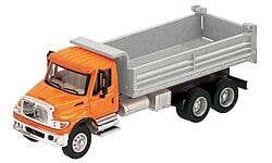 Walthers SceneMaster 949-11661 HO Intl 7600 HD Dump Truck - Orange