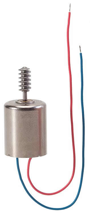 Faller 163310 A Scale Can Motor w/Worm - Car System -- 3/8" 10mm Diameter, Shor