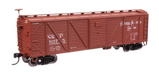 Walthers Mainline 910-40724 HO Scale 40' ARA Boxcar RTR NKP #8075