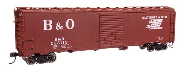 Walthers Mainline 910-46508 HO Scale 50' AAR Boxcar RTR B&O #283113