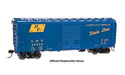 Walthers Mainline 910-45214 HO 40' ACF Boxcar - L&N #46824
