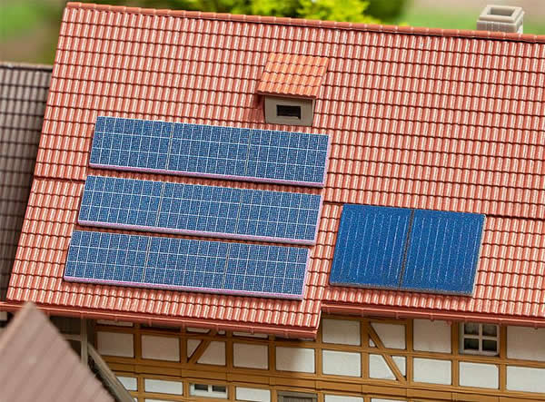 Faller 272916 N Scale Solar Panels -- 3 Styles pkg(11)