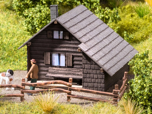 Noch 14339 HO Scale Mountain Hut Laser-Cut Kit
