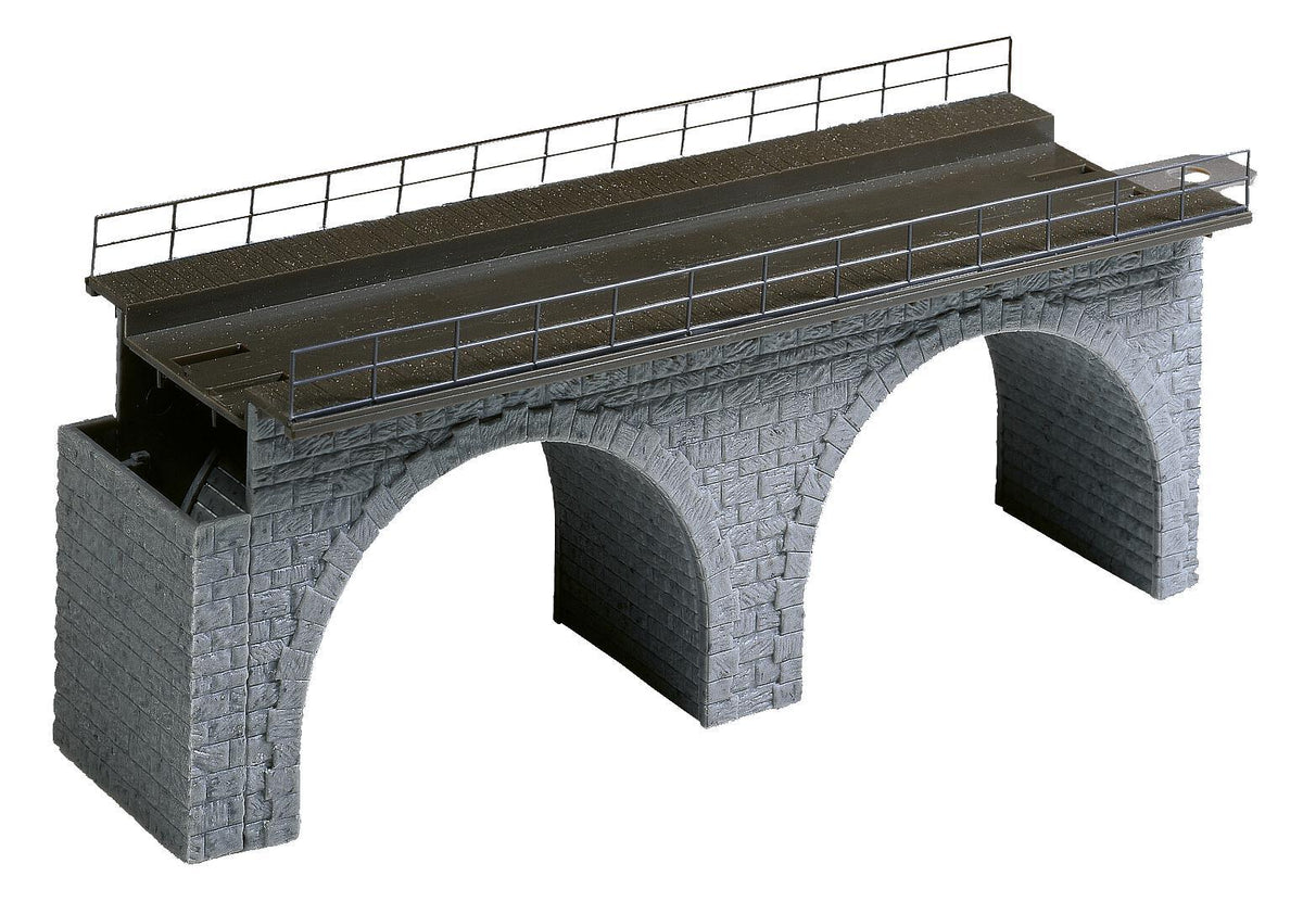 Faller 120477 HO Scale Straight Cut Stone Viaduct Top Section